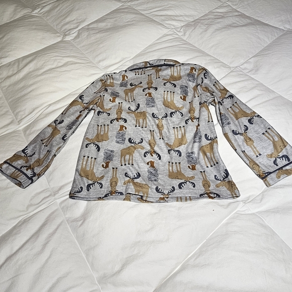 Simple Joys by Carter's - Moose Print 2-Piece PJ Set - Size 5T, New in Bag! - Picture 4 of 11